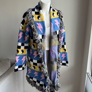 Dressed in lala wonderstruck fringe sweater cardigan